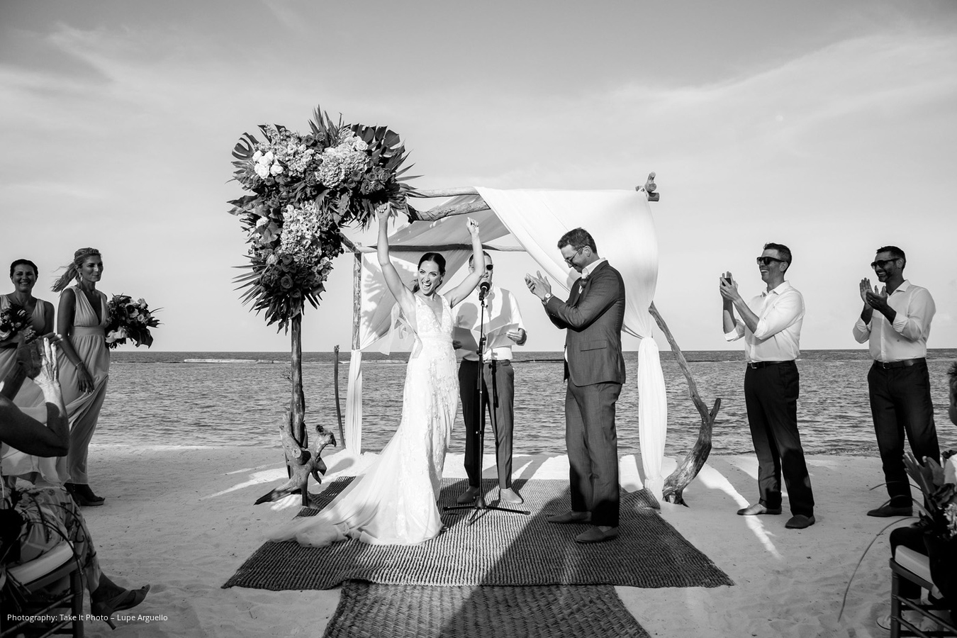 A Lively Beach Wedding At Banyan Tree Mayakoba In Mexico 8596