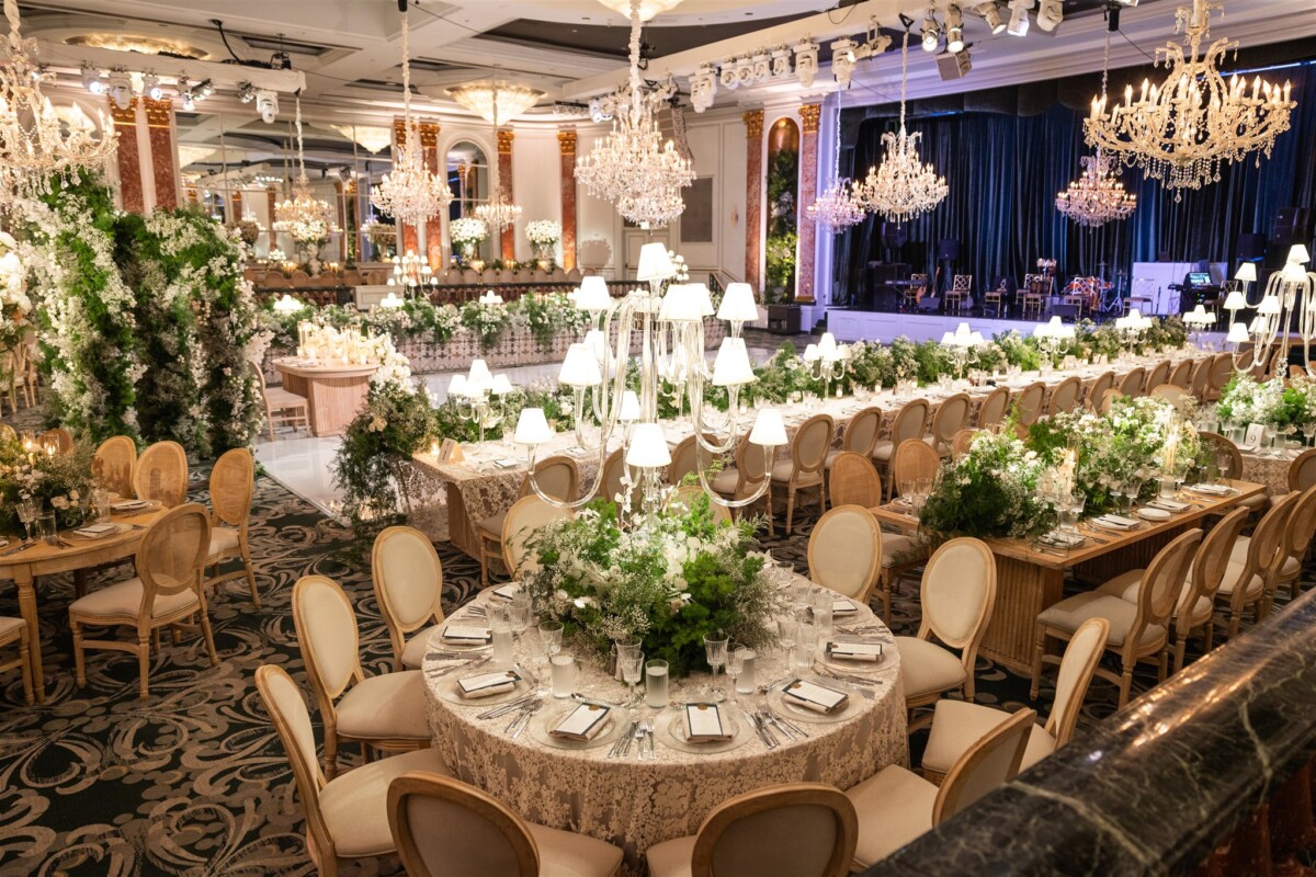 vintage Italian inspired wedding reception