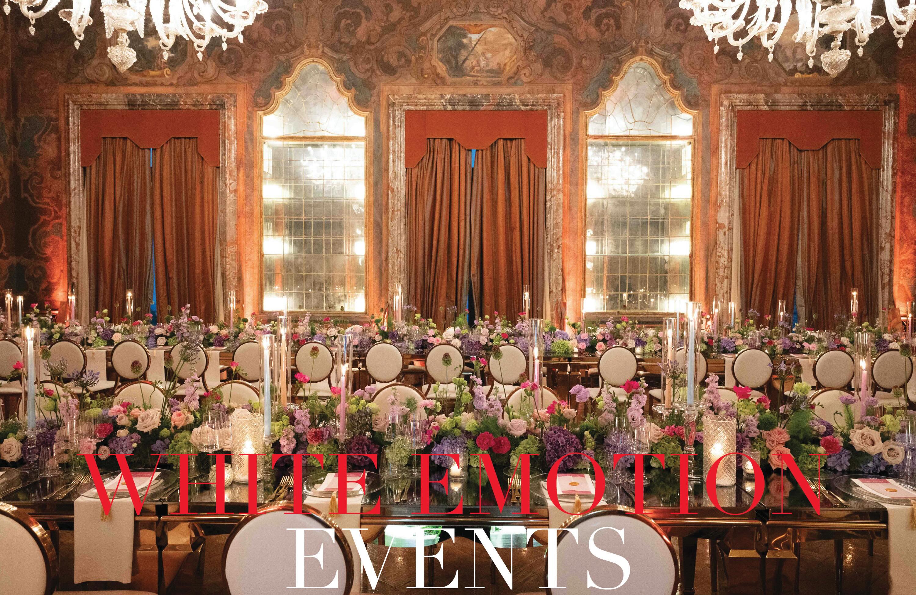 White Emotion Events Moodboard