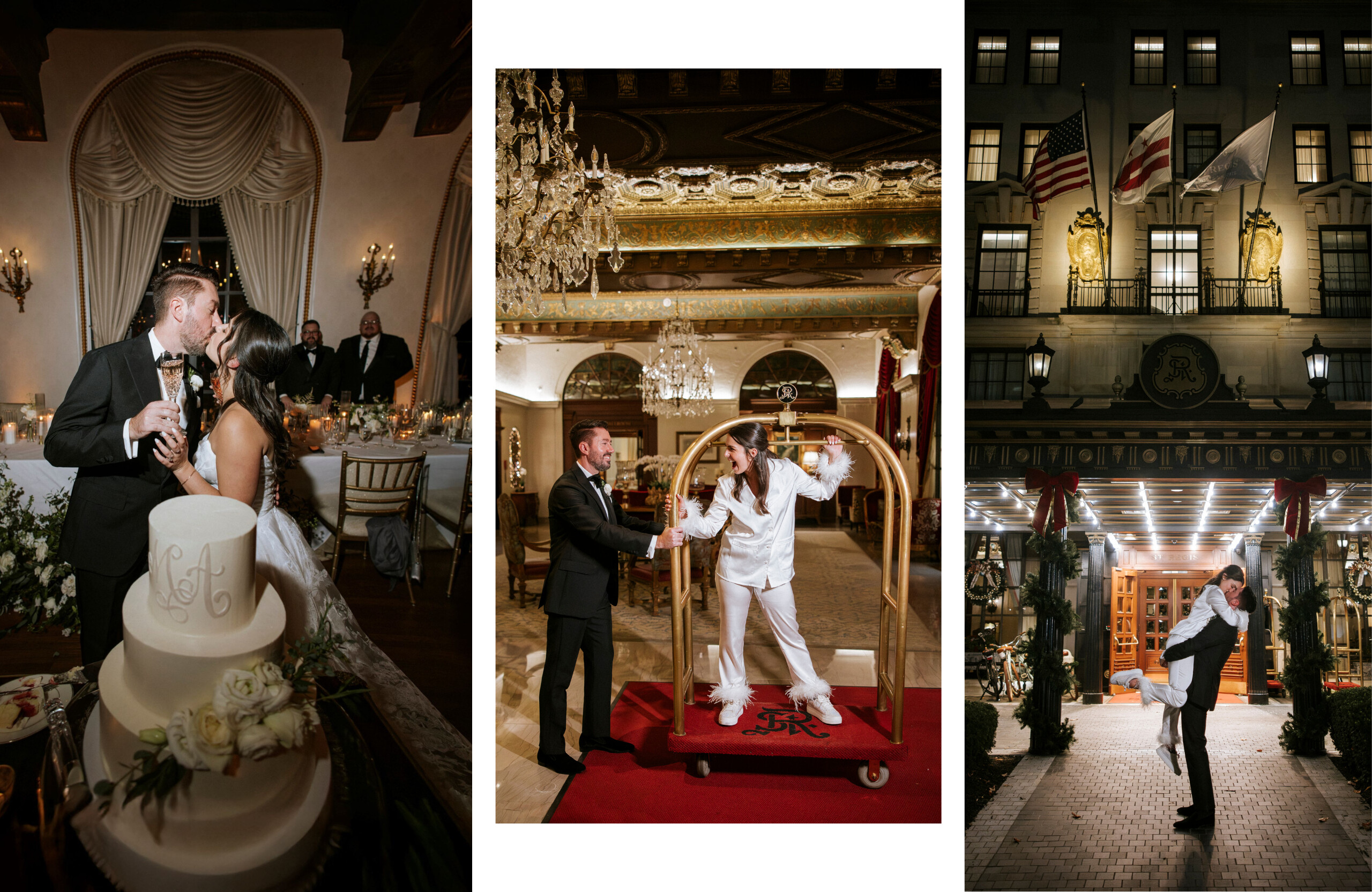 candid bride and groom photos at St. Regis Washington DC