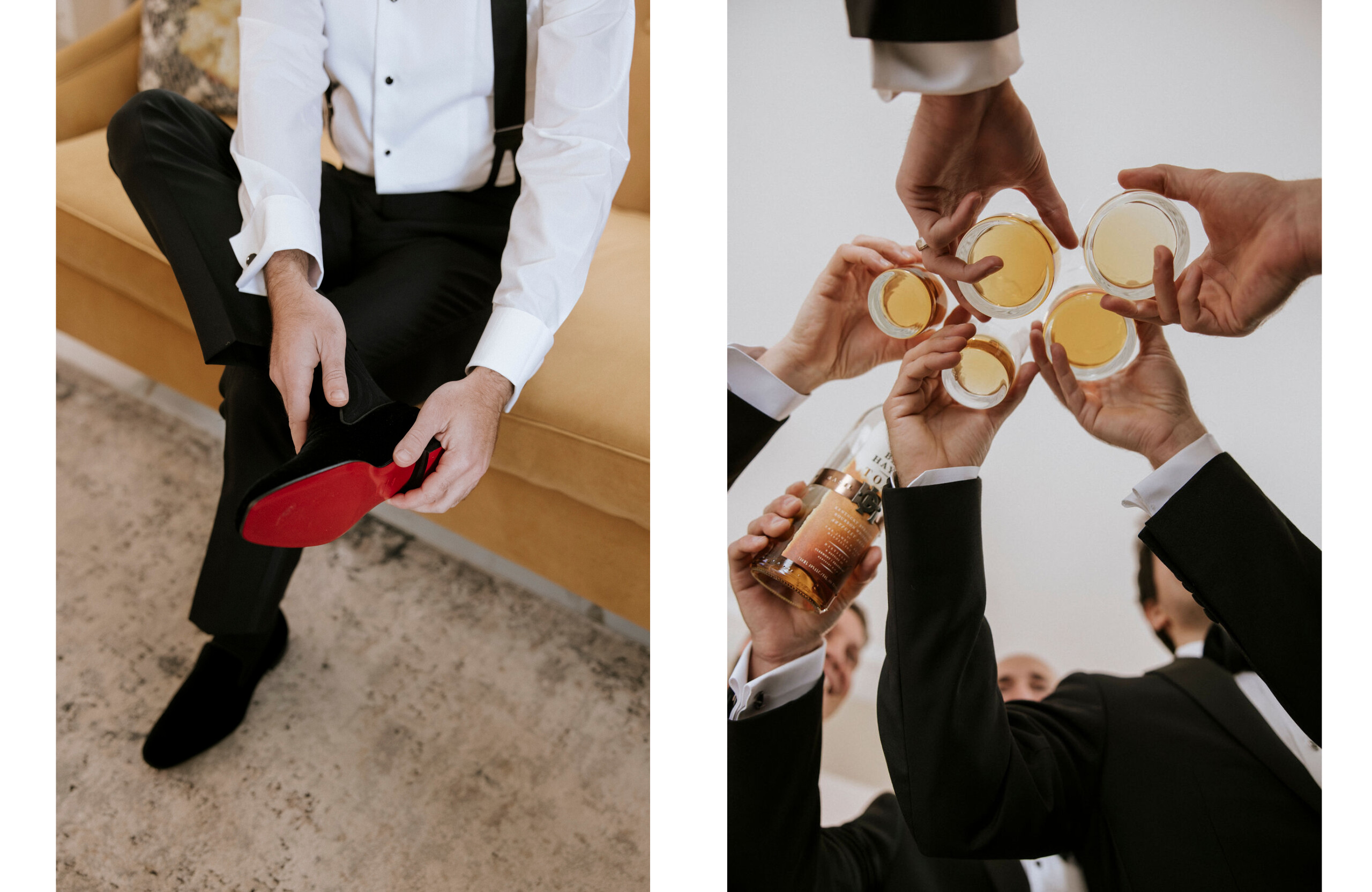 Christian Louboutin groom's shoes