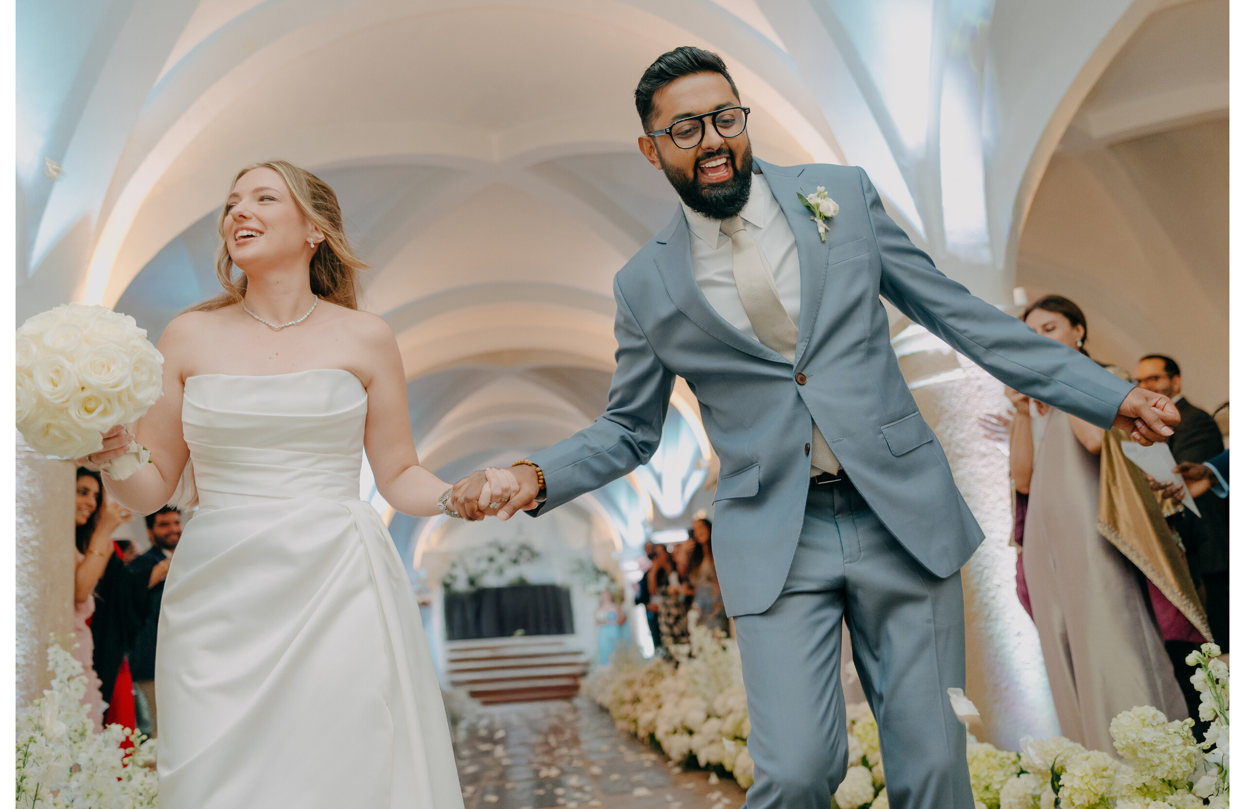 Western wedding ceremony in Portugal