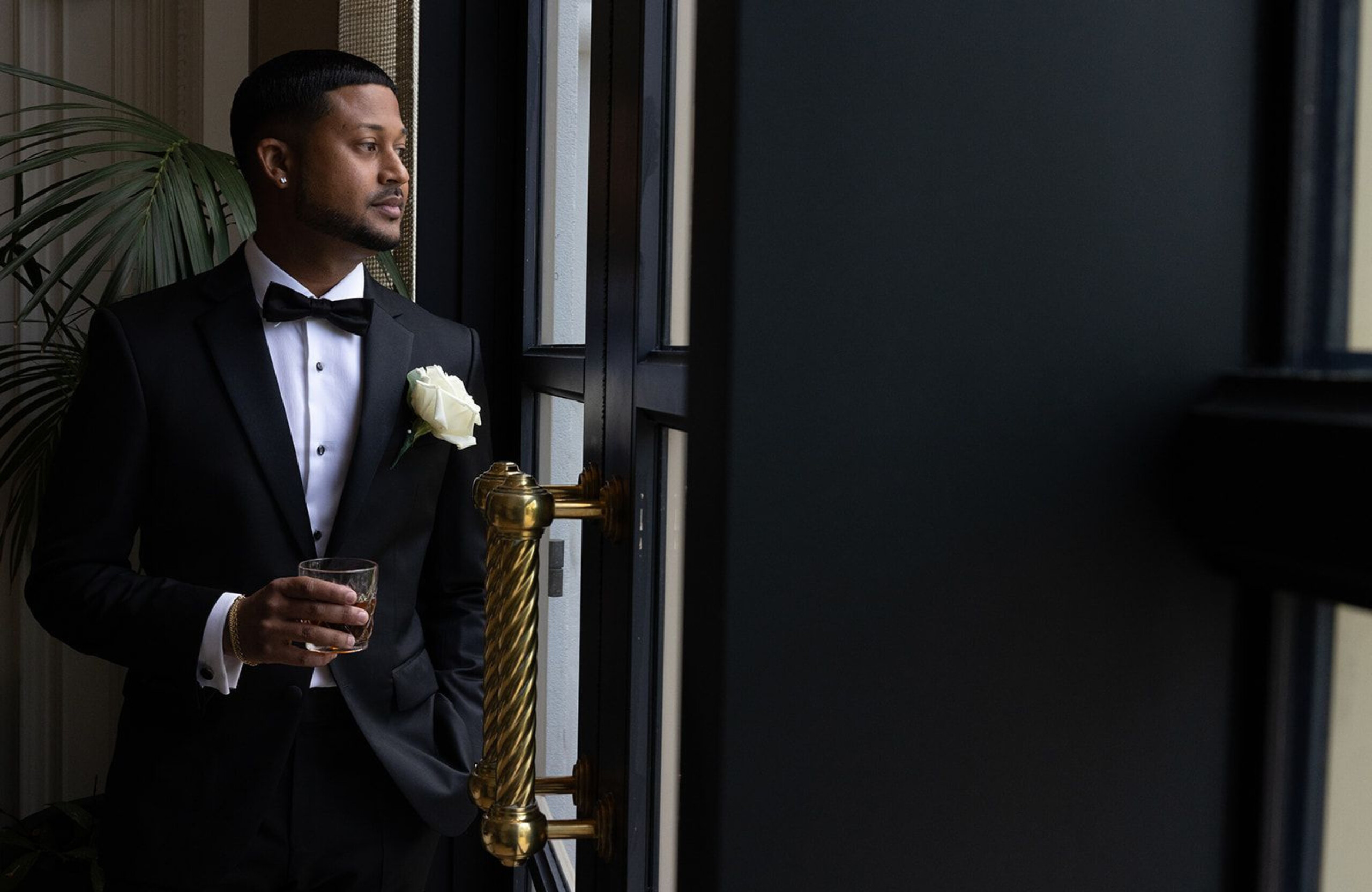 Chynna-Derran-Ritz-Carlton-Grand-Cayman-wedding-3 groom's portrait at The Ritz-Carlton Grand Cayman