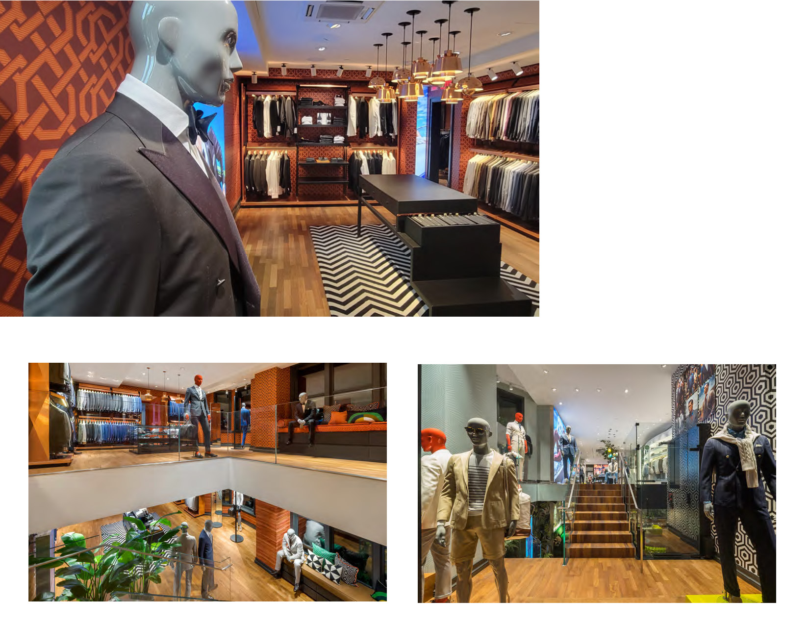 Inside of Suitsupply Store in Boston