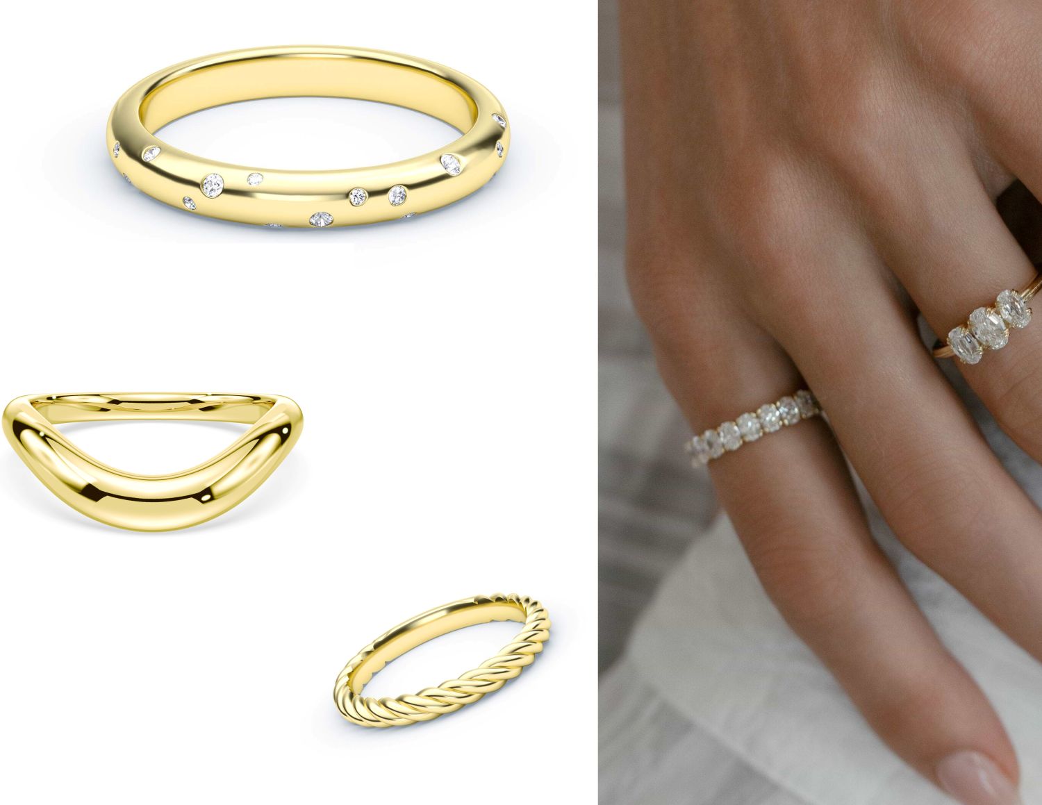 Plum Diamonds Gold Wedding Bands_Page_2 Plum Diamonds Gold Wedding Bands_Page_2