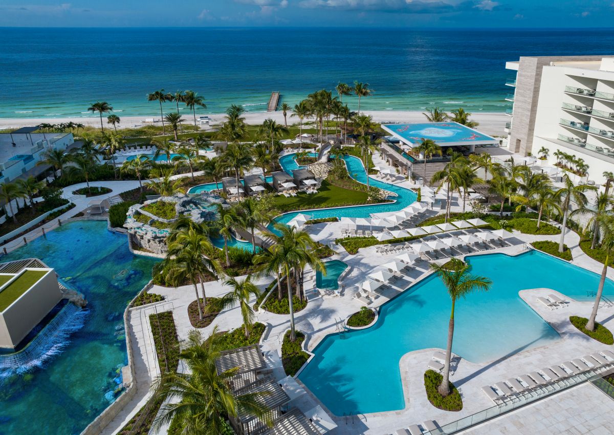 St. Regis Longboat Key Resort aerial-exterior2