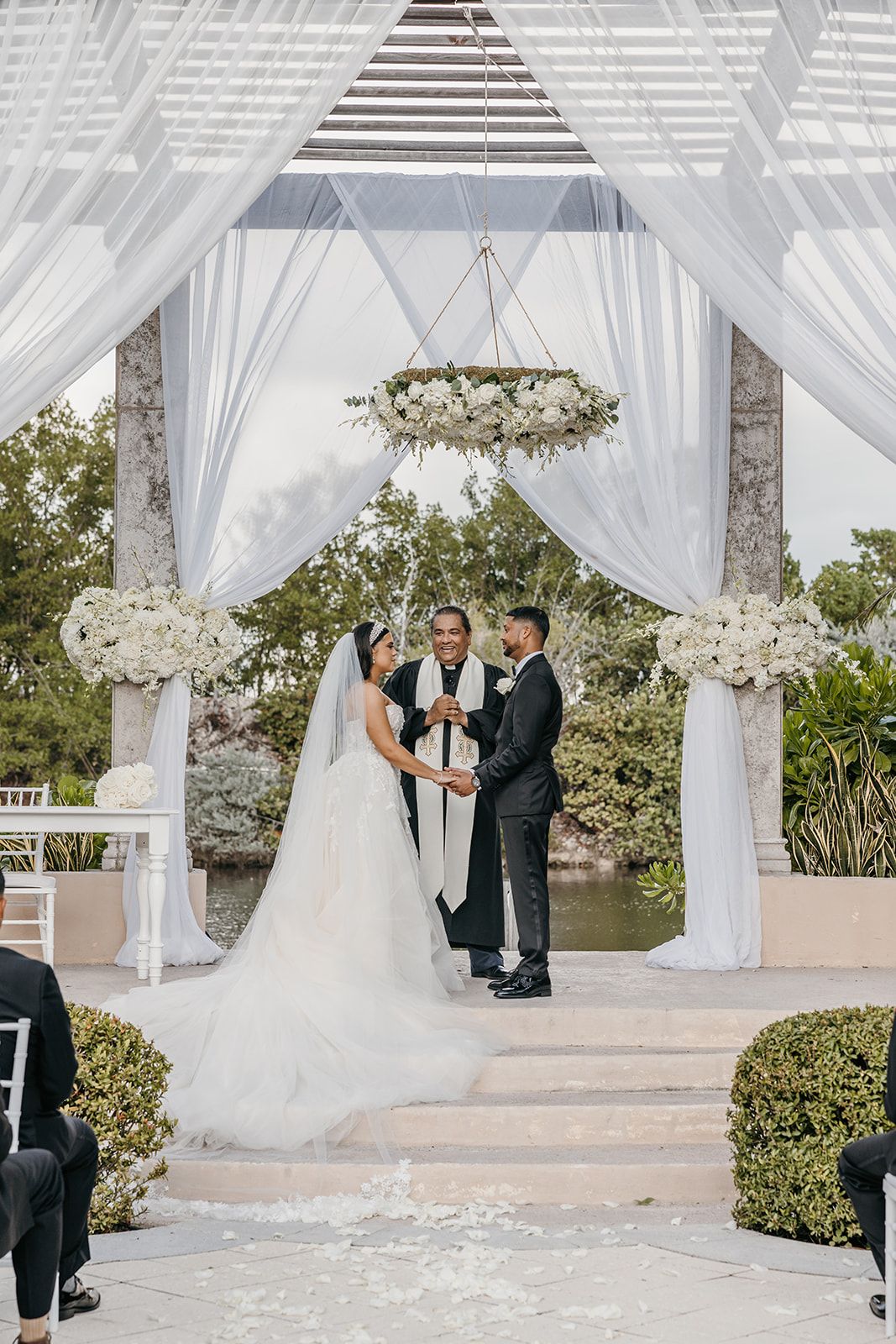 The Ritz-Carlton, Grand Cayman Couple at Ceremony